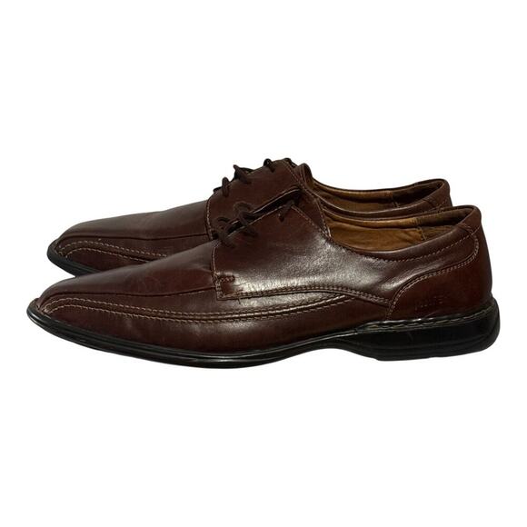 Josef Siebel Men's EU 44 Brown leather Oxford Shoes Size 10.5 Walking Casual - Picture 2 of 8